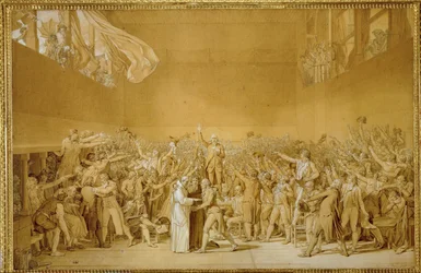 Le serment du Jeu de Paume (plume et encre)