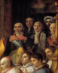 Le sacre de Napoléon (détail représentant les ambassadeurs)