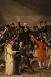 Le Serment du Jeu de Paume, 20 juin 1789, (détail)