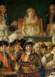 Le sacre de Napoléon Ier par le pape Pie VII dans la cathédrale Notre-Dame de Paris …