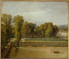 Vue du Jardin du Luxembourg a Paris …