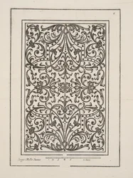 Design pour Parterre, du Théâtre des Plans et Jardinages, pub.1652