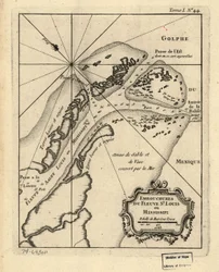 Embouchures du fleuve St. Louis ou Mississipi. 1763. LOC 74693011