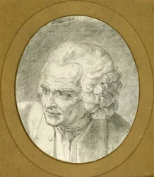 Portrait de Jean-Jacques Rousseau 1712-1778, 1775