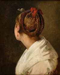 Tête de jeune romaine