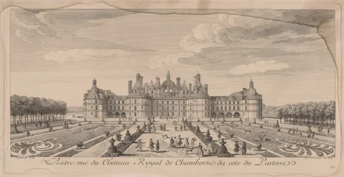 Château de Chambord depuis les jardins