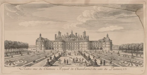 Château de Chambord depuis les jardins