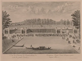 Château de Fontainebleau depuis le Grand Canal
