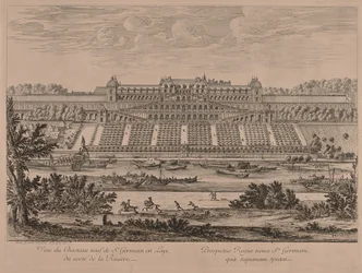 Château de Saint-Germain-en-Laye depuis la rivière