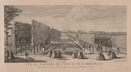 Jardin de fleurs du château de Rambouillet