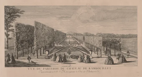 Jardin de fleurs du Château de Rambouillet