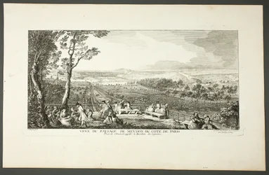 Vue paysagère de Meudon vers Paris