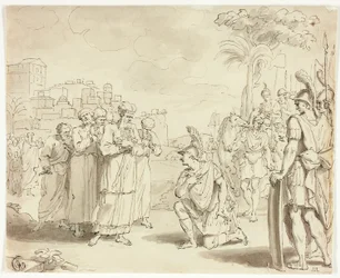Alexandre avant le Grand Prêtre