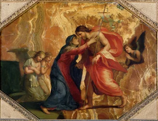 Jésus-Christ recevant la Vierge au ciel