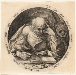 Saint Marc, deuxième planche des Quatre évangélistes