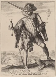 Soldat avec Arquebuse
