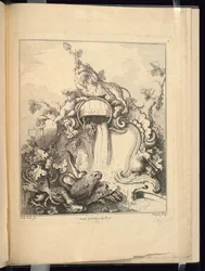 Conception pour un cartouche surmonté d