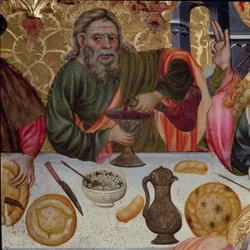 La Cène : Saint Pierre (détail)
