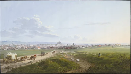 Vue de Vienne depuis le Spinner sur la Croix, 1817