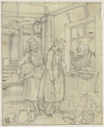 Conversation à travers la fenêtre