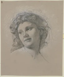 Tête de jeune fille