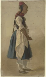 Jeune paysanne hessoise
