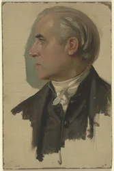 Homme de profil vers la gauche