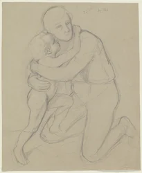 Homme avec enfant