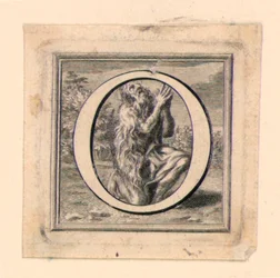 Lettre capitale décorée O