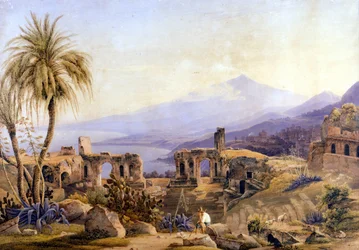 Taormina en Sicile : les ruines et l