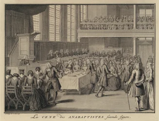 La Cène dans une église anabaptiste