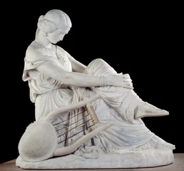 Sapho (ou Sappho, 7e siècle avant J.-C.), poétesse grecque de l