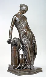 Sappho debout