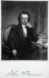 John W. Francis (1778-1861), gravé par John Francis Eugene Prud
