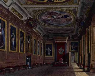 Chambre de Présence du Roi, Château de Windsor, de 