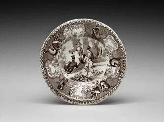 Assiette à tasse, c. 1837-1856