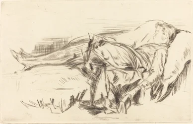 Un enfant sur un canapé, No.2, c. 1873-1875