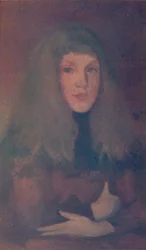 Étude en rose et brun, vers 1884