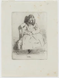 Annie, assise, 1858