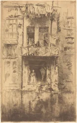 Balcon, Amsterdam, 1889