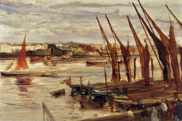 Battersea Reach, vers 1863