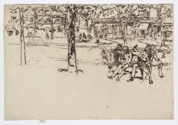 Boulevard Poissonnière, Paris, vers 1892-93