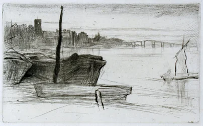 Pont et église de Chelsea