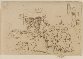Brouette de fruits pour enfants, 1887