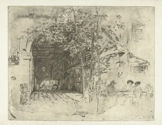 Passage sous une maison à Venise