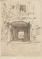 Porte et vigne, 1879-1880