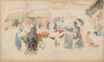 Marché aux fleurs : Dieppe