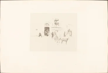 Porte de scène du Gaiety, 1879-1887