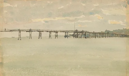 Gris et argent - Quai, Southend, 1882-1883