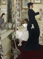 Harmonie en vert et rose : la salle de musique